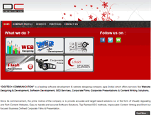 Tablet Screenshot of digitechwebdesigning.com